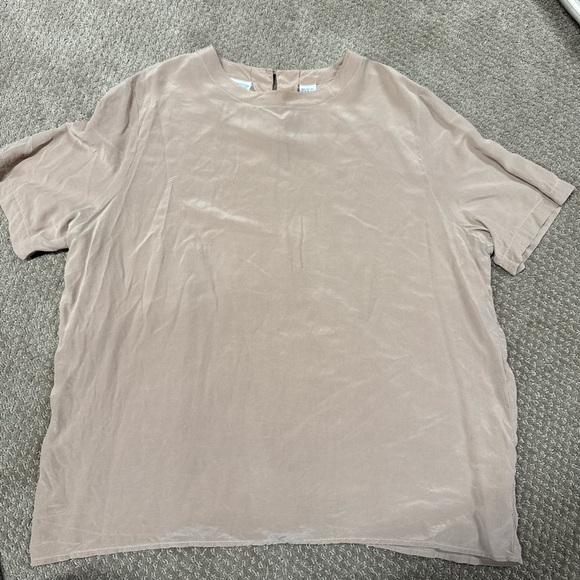 christie & jill Tops - Elegant Women's Tan Blouse